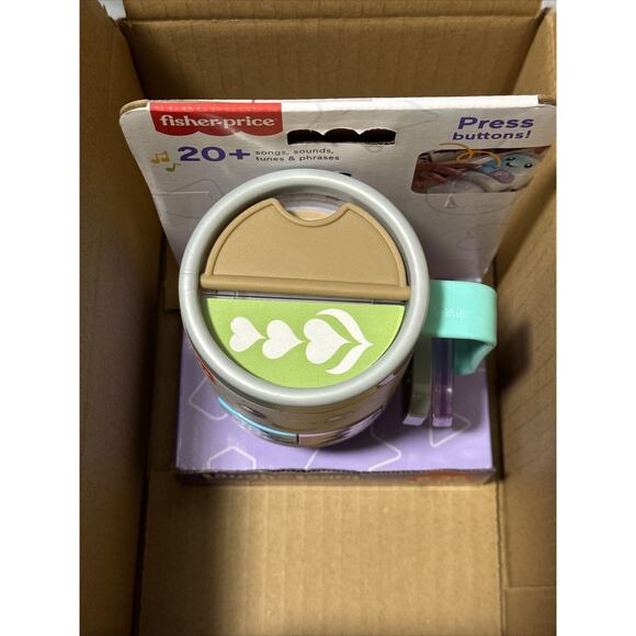🔥Fisher-Price Laugh & Learn Wake Up & Learn Coffee Mug Baby HRP35 HTF BNWT🔥 - Picture 2 of 3